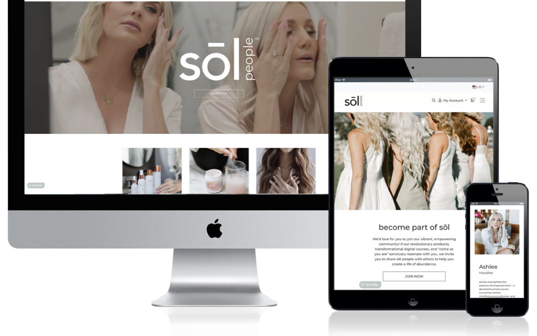 Sol People Web Design