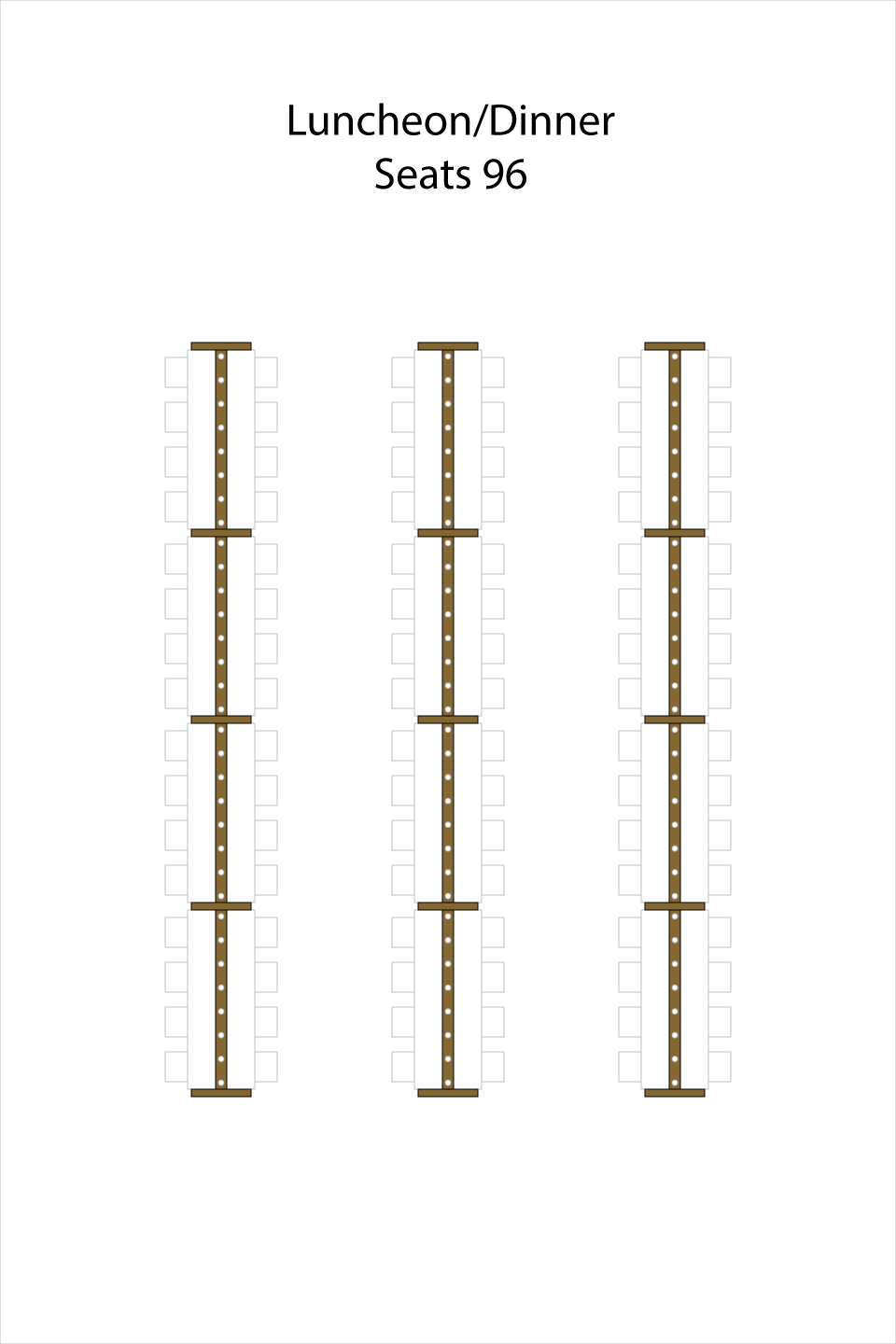 Camdas Lighted Table Arch Sample Layout Camdas Lighted Table Arch Sample Layout for a Luncheon or Dinner Event