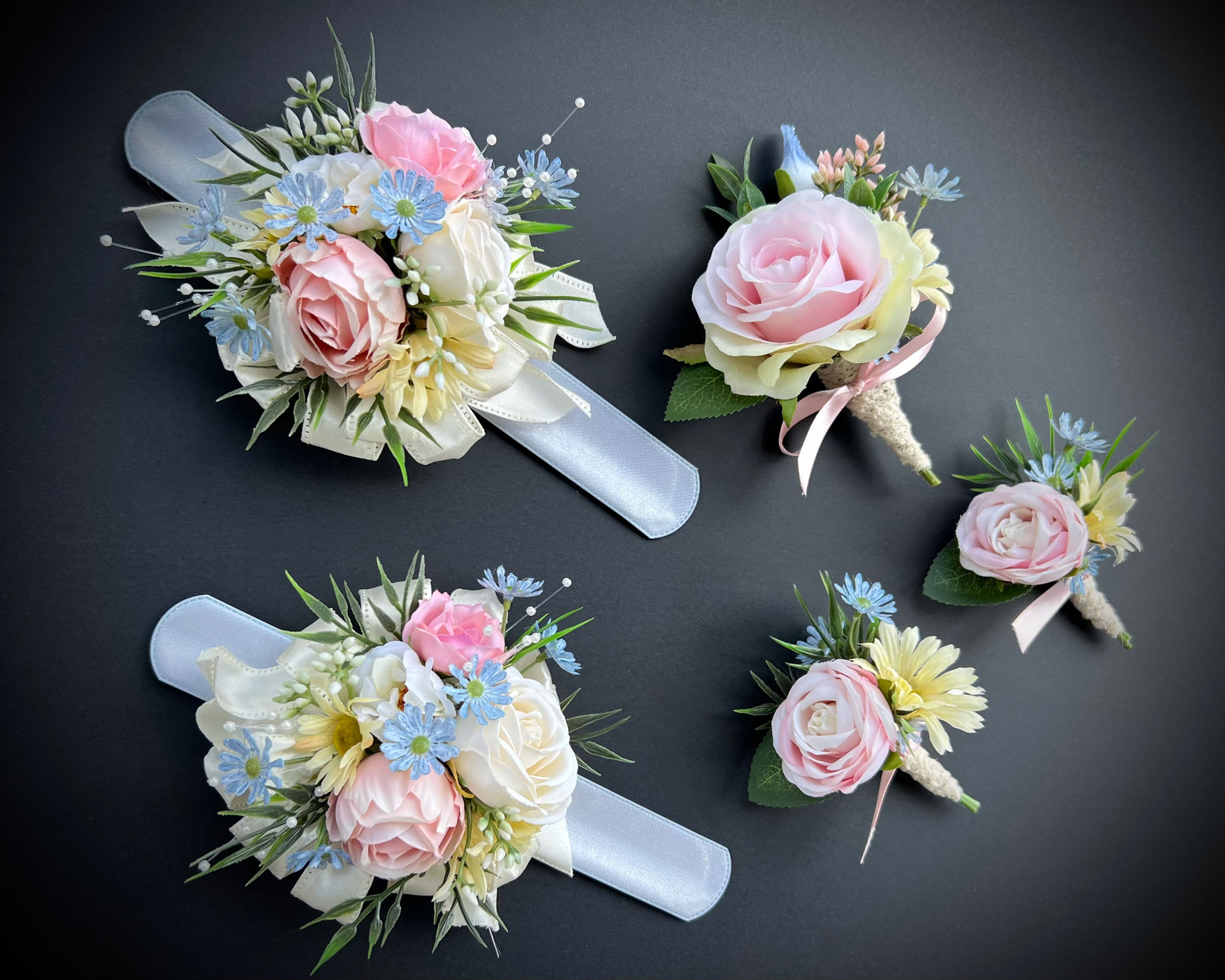 Custom Silk Floral Wedding Floral Accessories