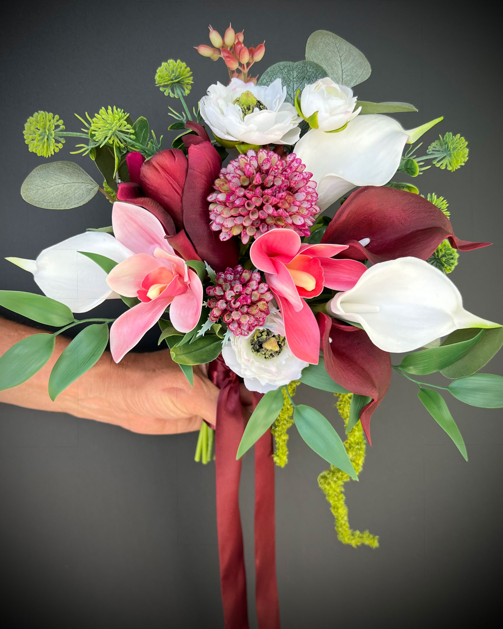 Bridal Bouquet featuring Silk Florals
