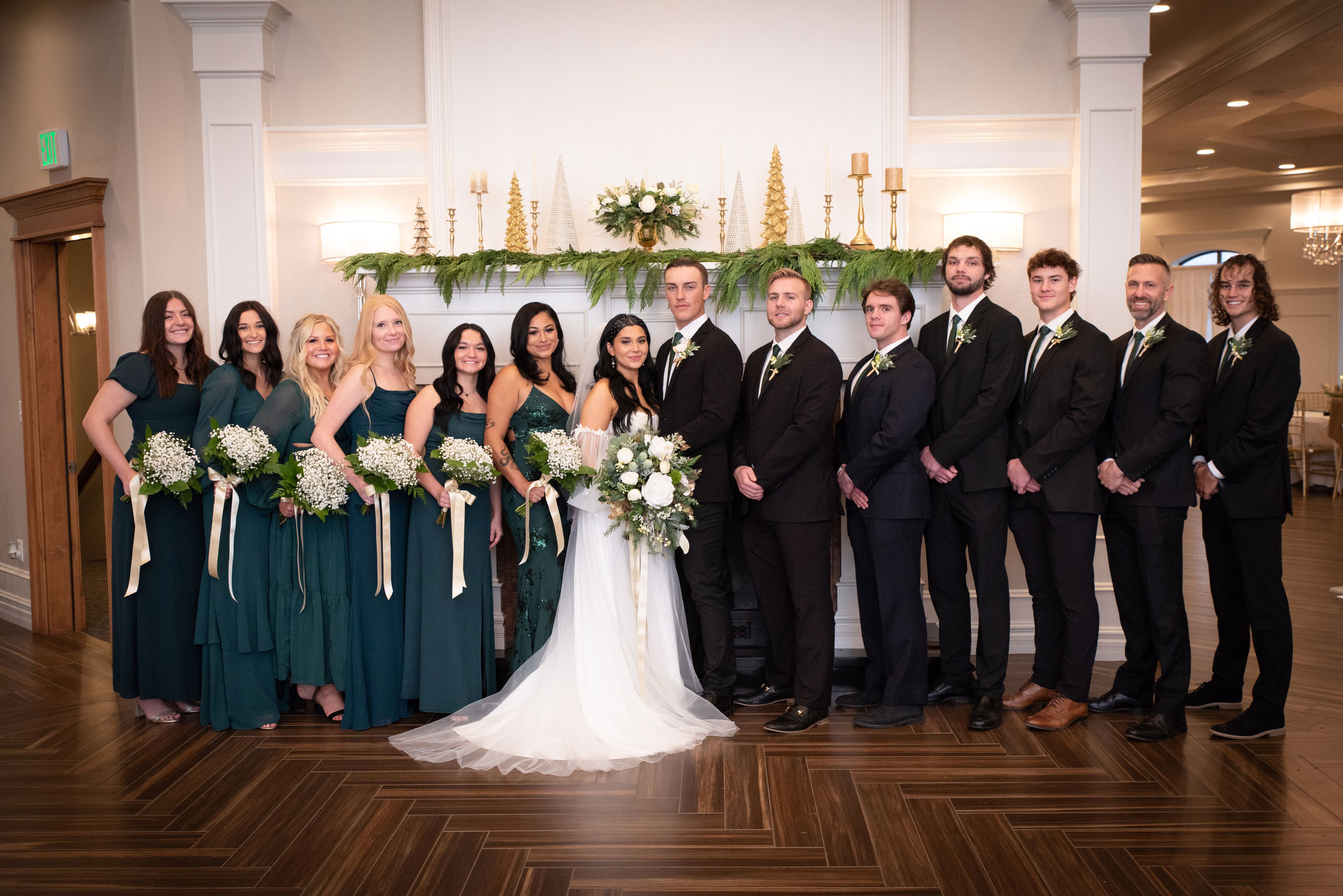 Reception featuring Custom Floral at Copper Creek Event Center in Springville, Utah