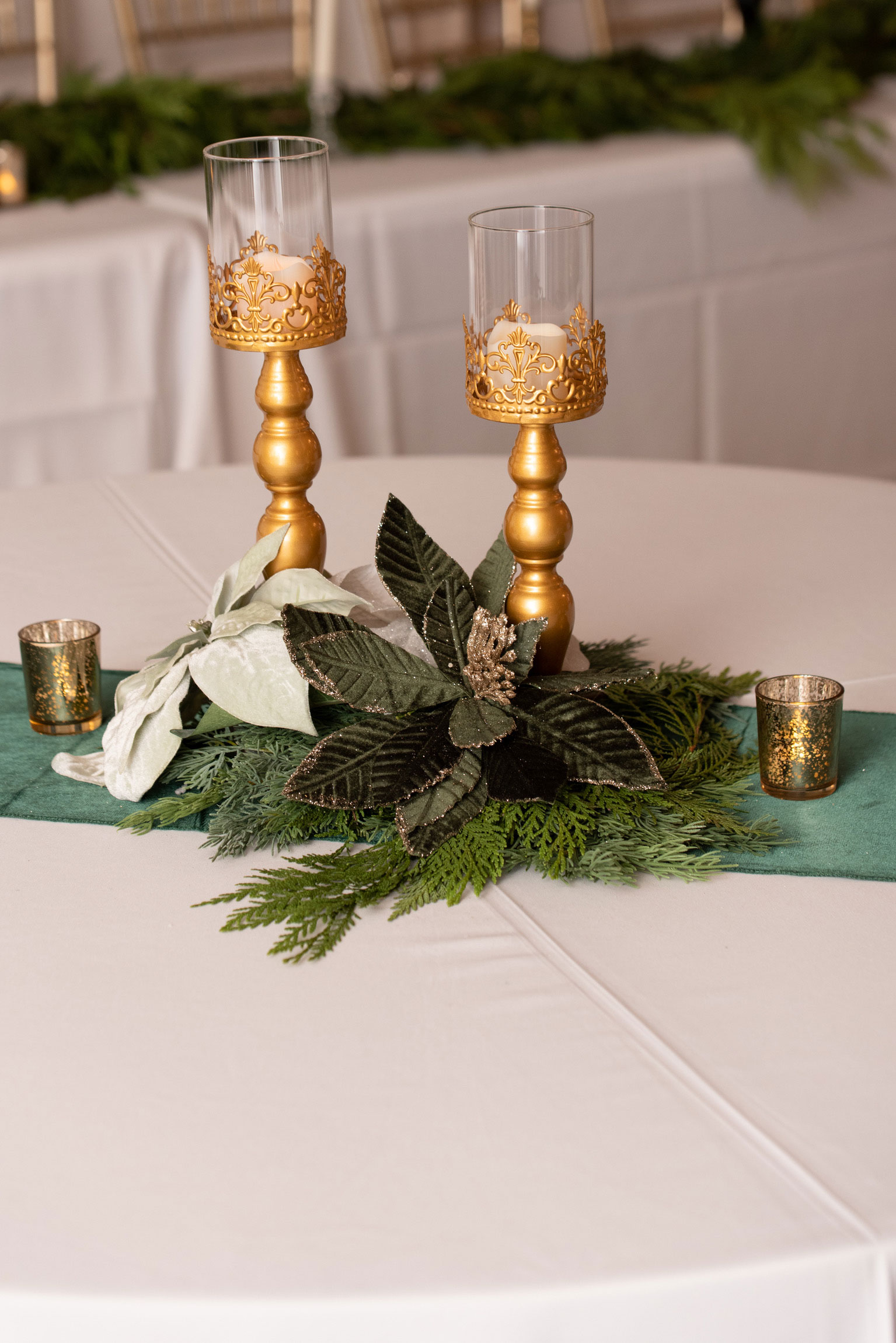 Reception featuring Custom Floral at Copper Creek Event Center in Springville, Utah