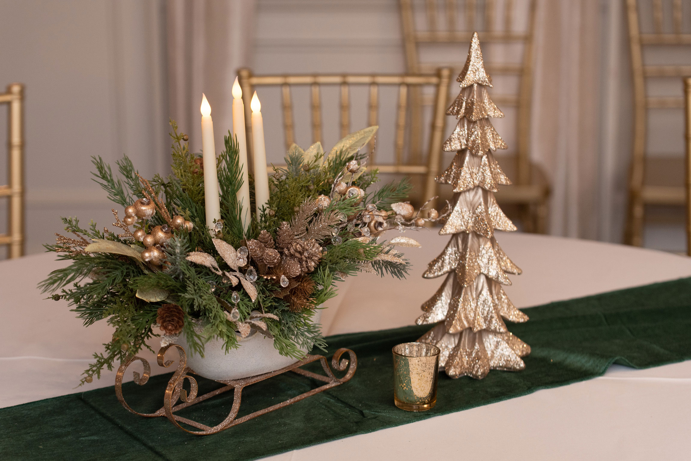 Reception featuring Custom Floral at Copper Creek Event Center in Springville, Utah