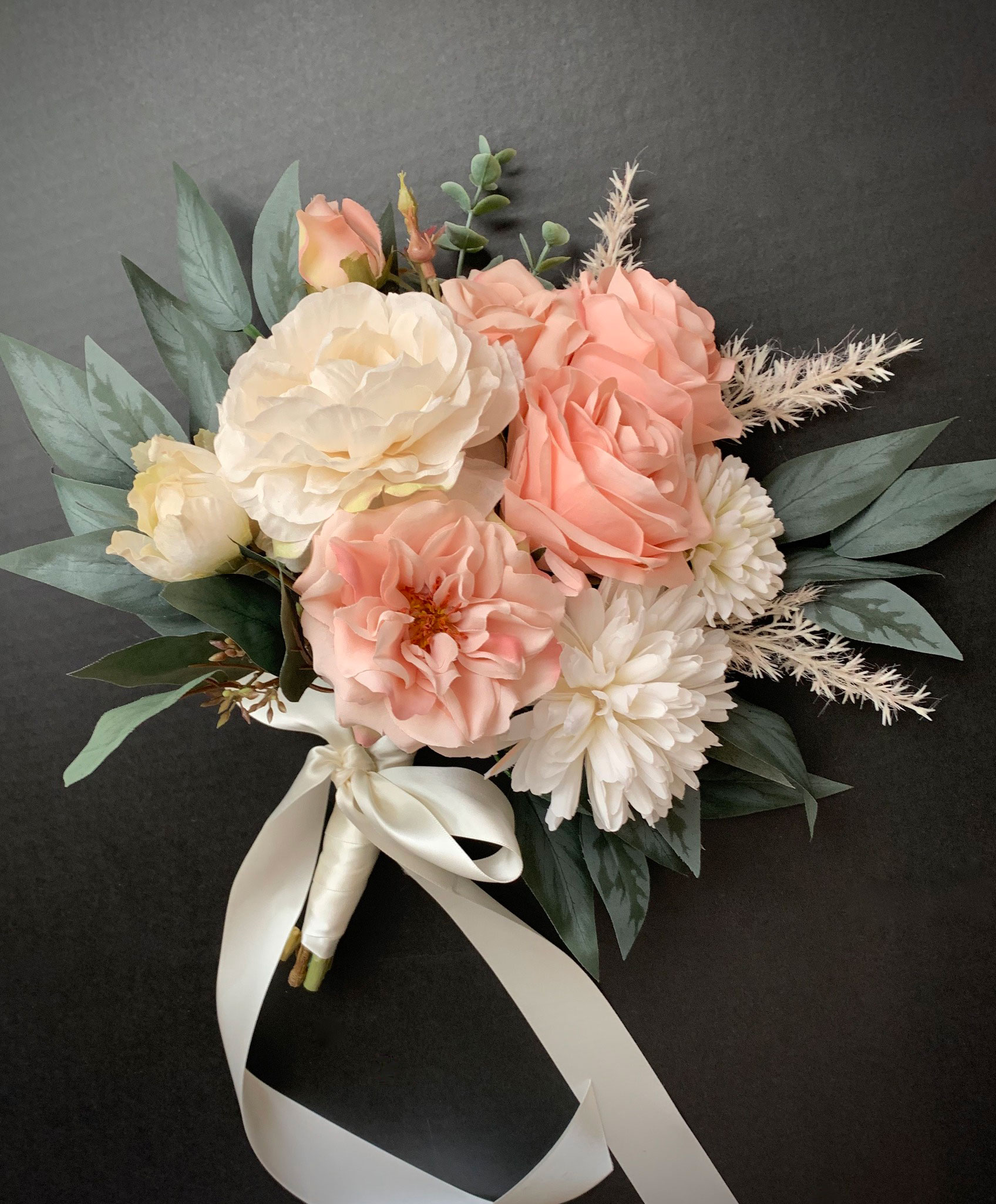 Custom Silk Floral Bridal Bouquet Wedding Floral Accessories