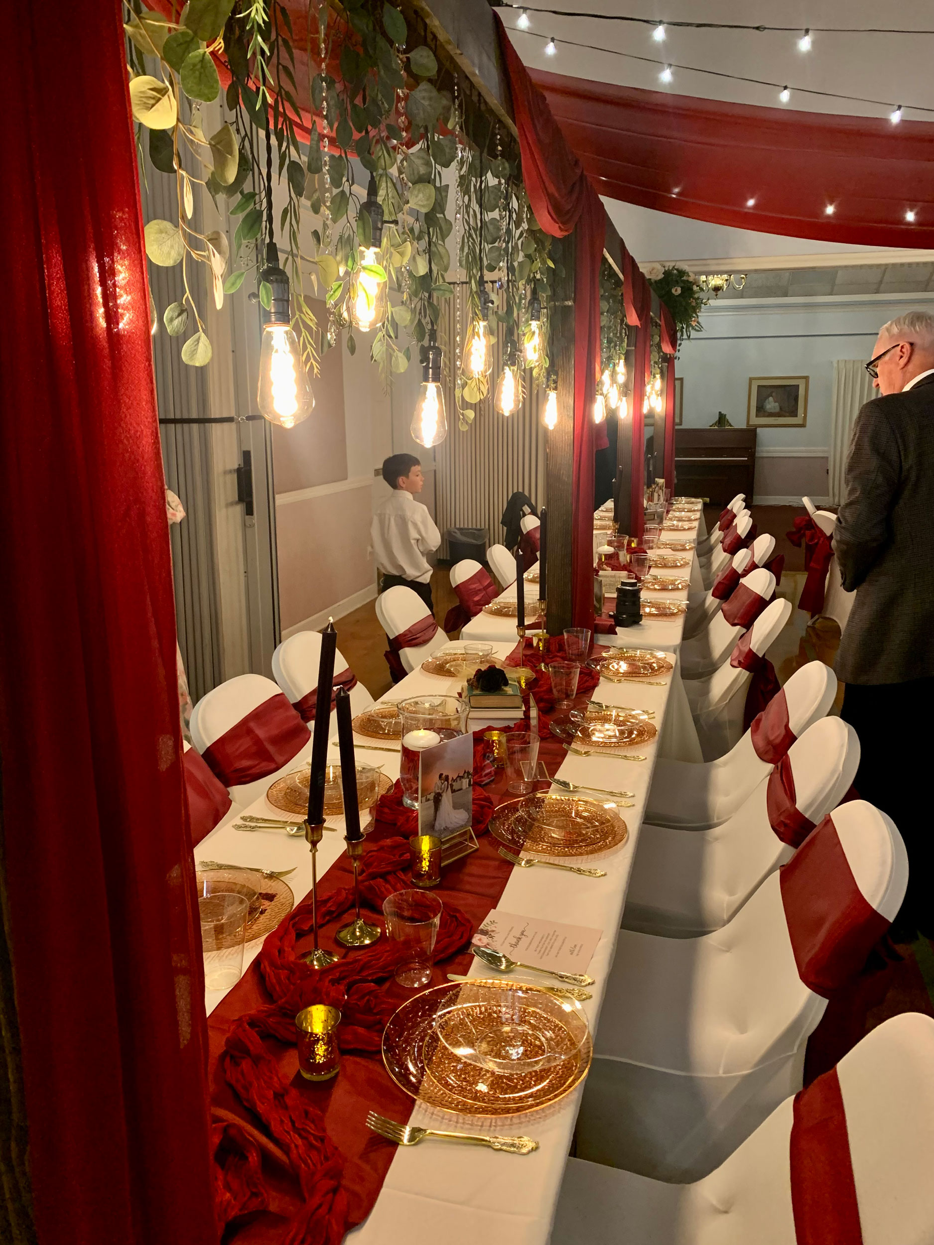 Camdas Wedding Floral and Rental Utah Lighted Table Arches