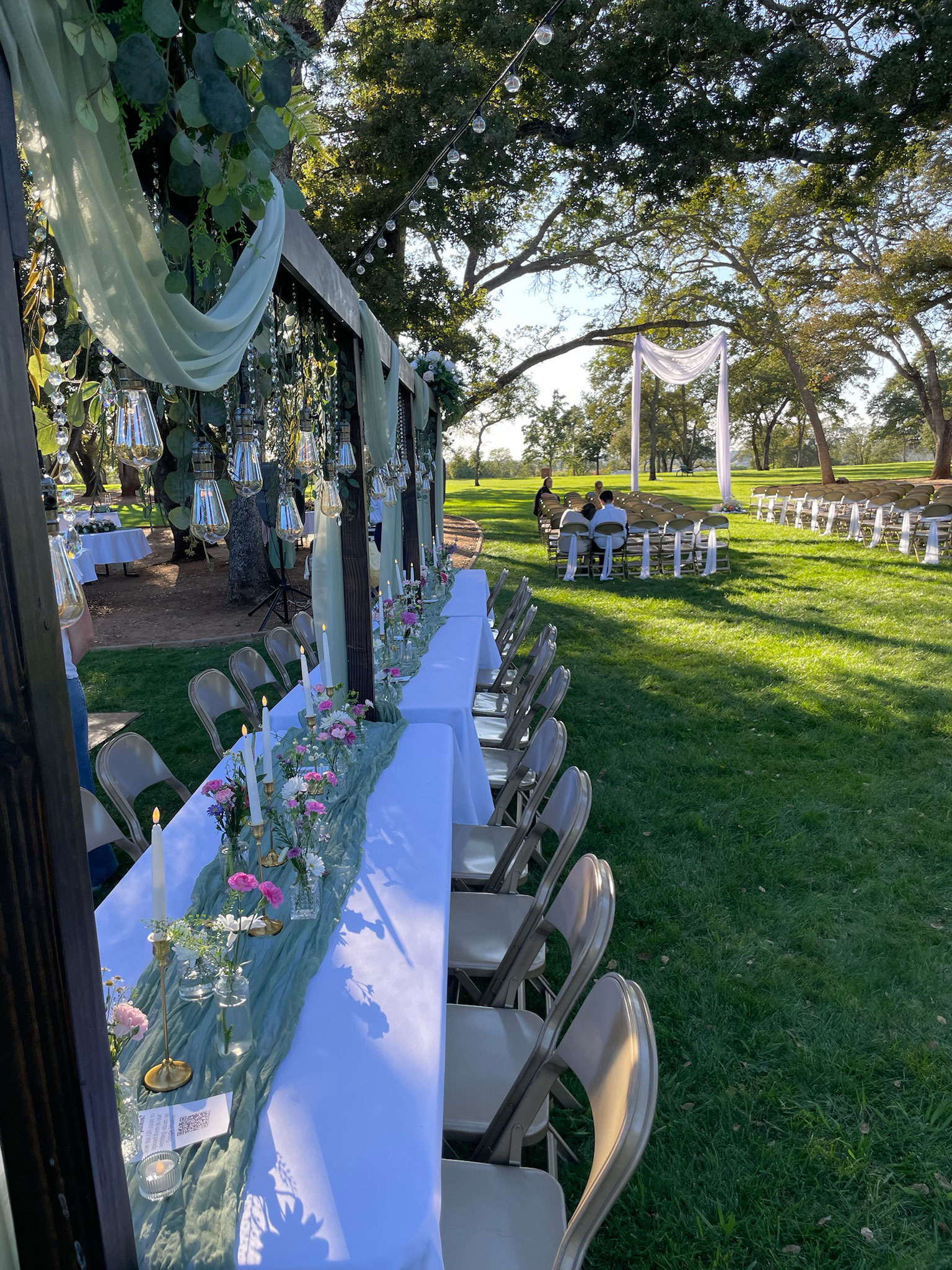 Camdas Wedding Floral and Rental Utah Lighted Table Arches