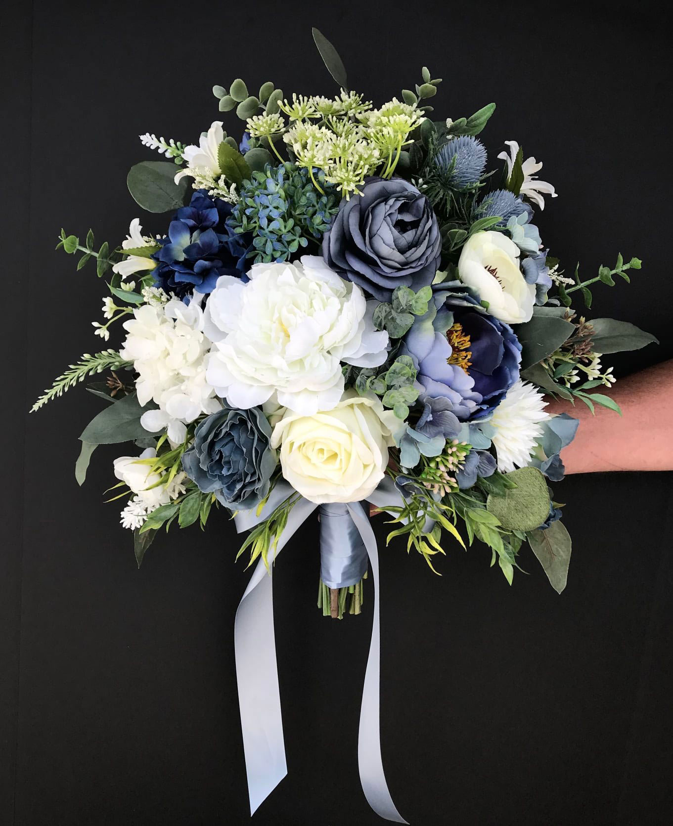 Custom Silk Floral Bridal Bouquet Wedding Floral Accessories