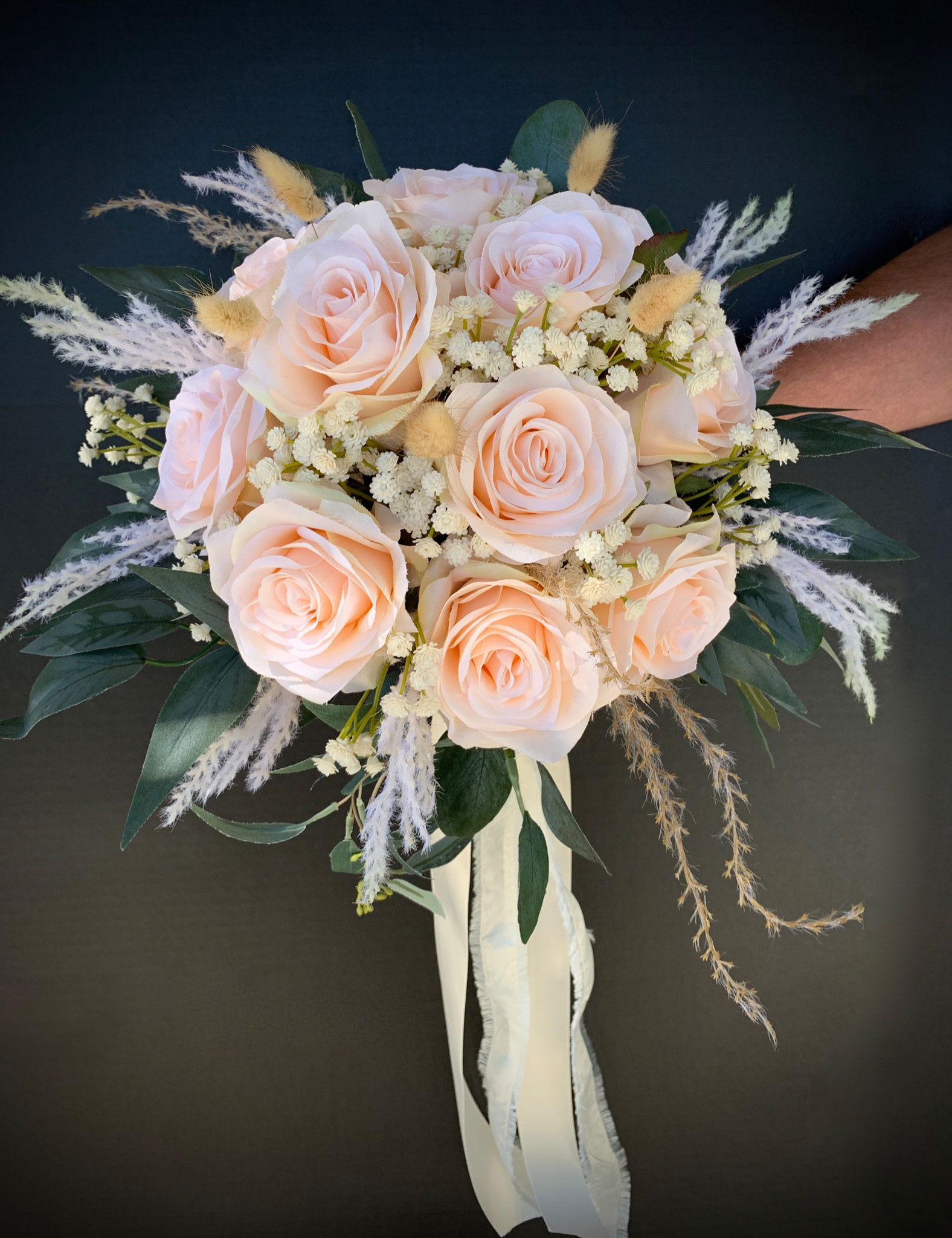 Custom Silk Floral Bridal Bouquet Wedding Floral Accessories