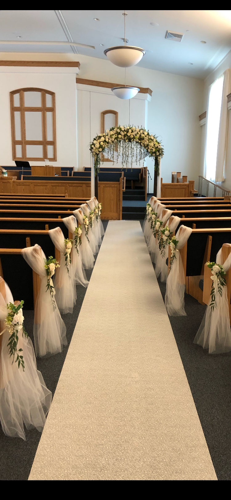 Camdas Wedding Floral and Rental Utah White Ivory Arch