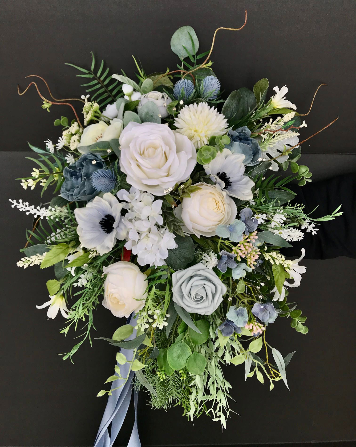 Custom Silk Floral Bridal Bouquet Wedding Floral Accessories